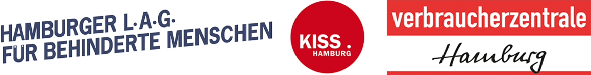 Logos der Organisationen für Patientenbeteiligung in Hamburg